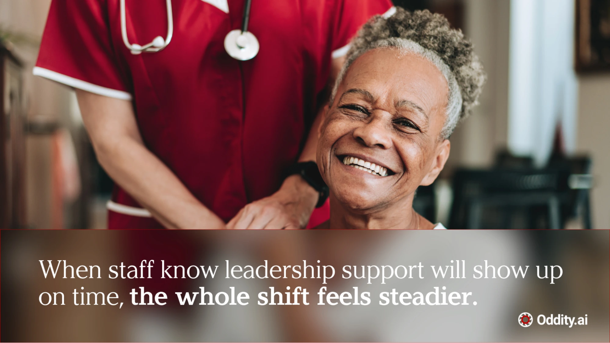 Staff know leadership support