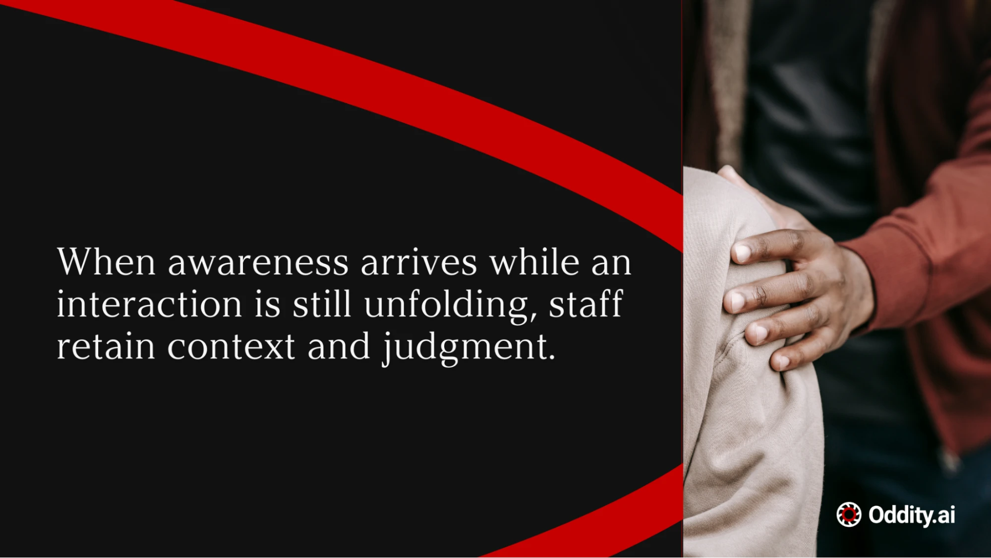 When awareness arrives